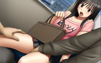 animado Train J Girl Yui Furutegawa violación porno