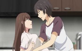 Hina masturbándose & vert Domestic na Kanojo escena de mierda