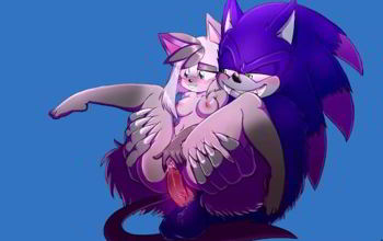 Sonic the Werehog folla linda OC Emyko