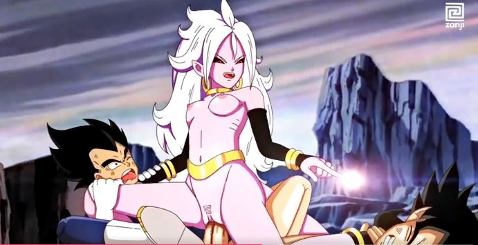 Dragon Ball juego porno Fighterz joder Android 21 con voz