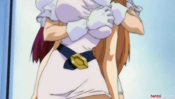 sexy pelirroja penetrada por gran anime futanari polla