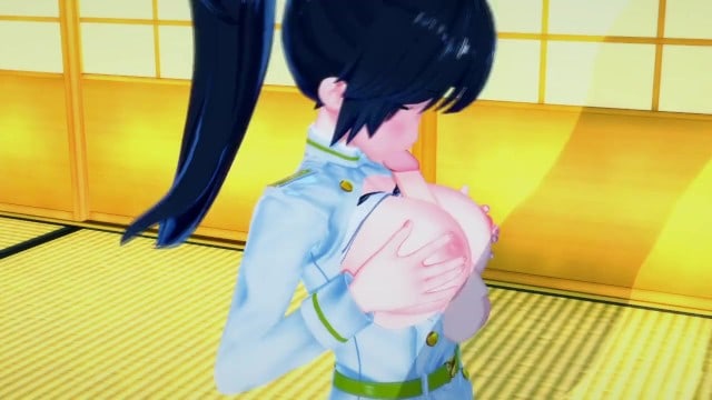 3d Animated azur Lane compilación de escenas de sexo