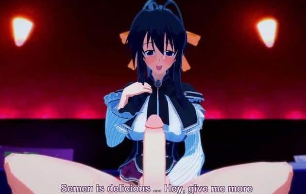 High School DxD Akeno Está CACHONDA POR LA POLLA xxx hentai