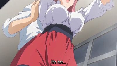 Rubia hentai de grandes pechos obtiene su coño jodido a cuatro patas