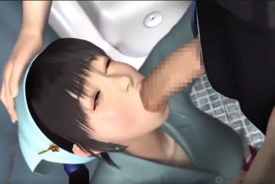 Umemaro Bathroom Clean Virgen Chica Porno