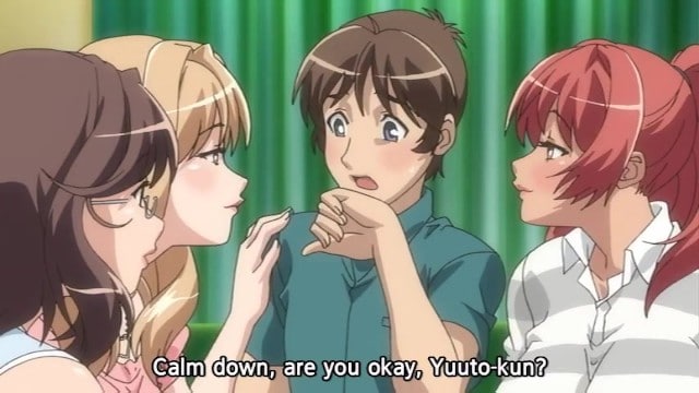 CHICO CON SUERTE RECIBE AMOR DE 3 MILFS Parte 2