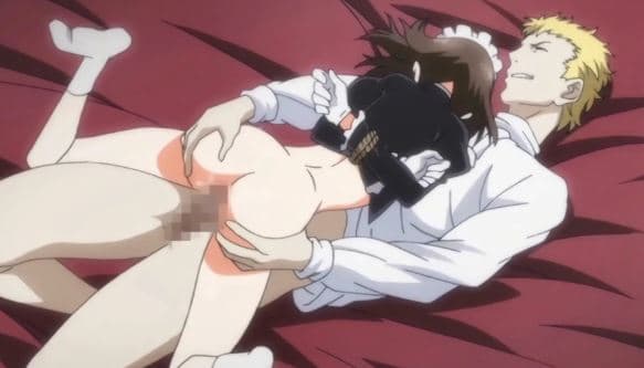 Maid Kyouiku. Botsuraku Kizoku Rurikawa Tsubaki The Animation Episodio 1