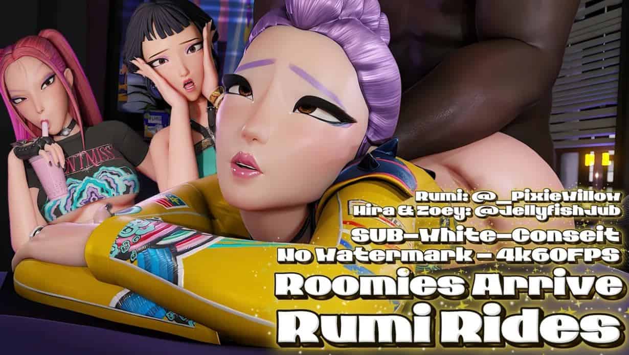 Rumi Rides, Roomies Arrive [Blacked][Conseit]